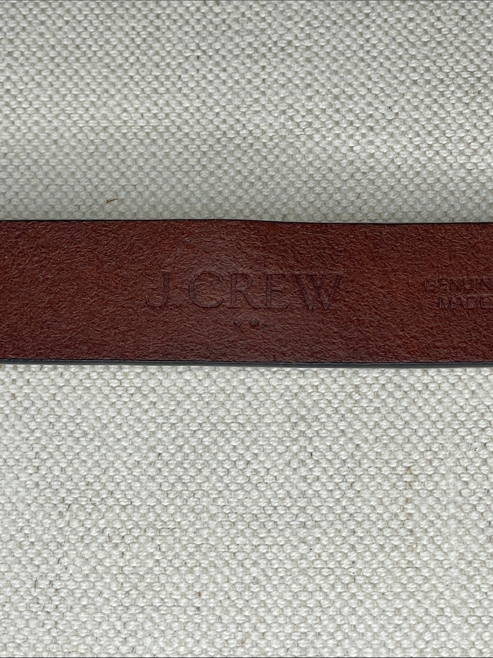 J. Crew Leopard Print Leather Belt with Brass Buckle, medium - Picture 2 of 4